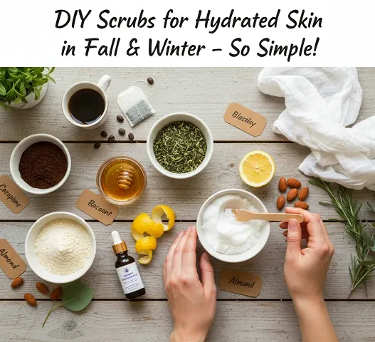 DIY Scrubs for Hydrated Skin in Fall & Winter – So Simple!
